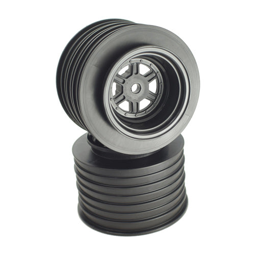 Gambler Rear Sprint Wheels (AE/TLR) (Black) W/ 12mm Hex