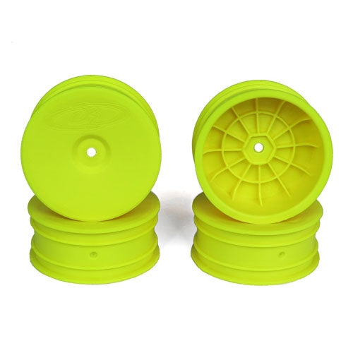 Speedline Buggy Wheels DERSB4AFY Yellow - 4 Piece for Associated B6, Kyosho RB6 & Front