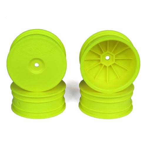 Speedline Buggy Wheels DERSB4L4Y Yellow, Front, for Losi 22-4 and Tekno EB410 (4pcs)