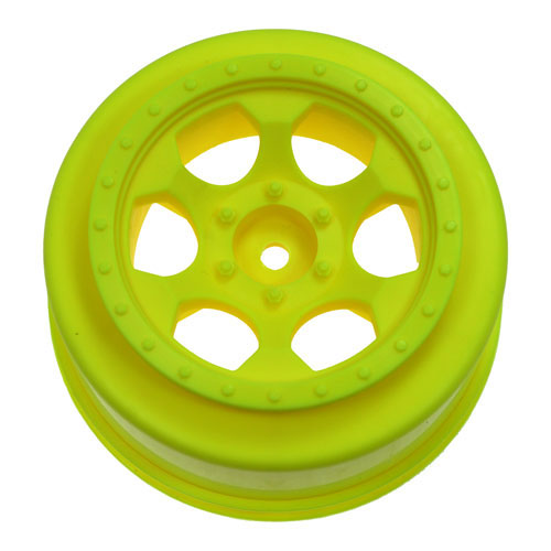 12mm Hex "Trinidad" Short Course Wheels (Yellow) (2) (Slash Front)