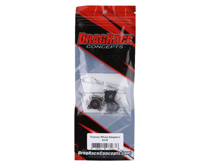 DragRace Concepts DRC338 Traxxas 4 Bolt Wheel Adapters (2) Drag Pan Car Wheel adapter