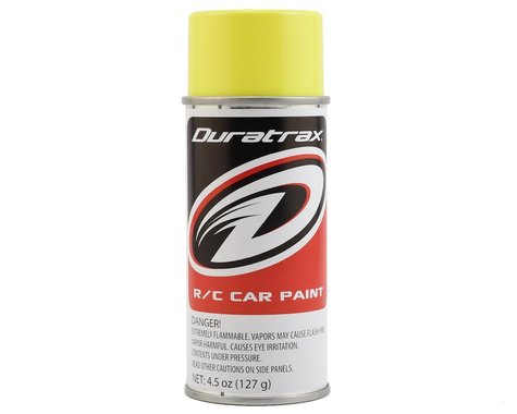 Duratrax DTXR4279 Polycarb Spray Fluorescent Yellow 4.5 oz