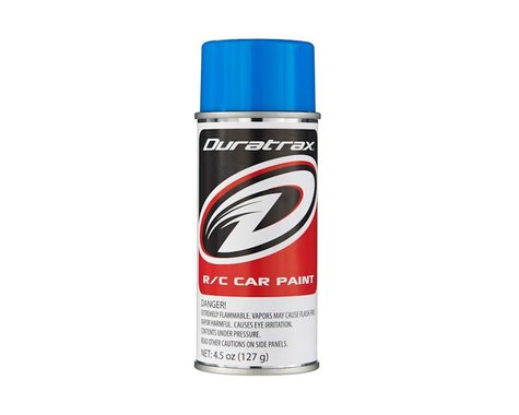 Duratrax DTXR4282 Polycarb Spray Fluorescent Blue 4.5 oz