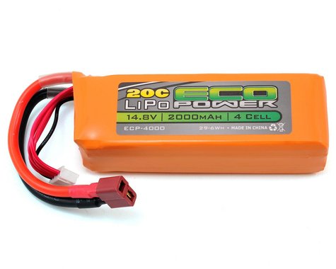"Electron" 4S LiPo 20C Battery Pack (14.8V/2000mAh) (Starter Box)