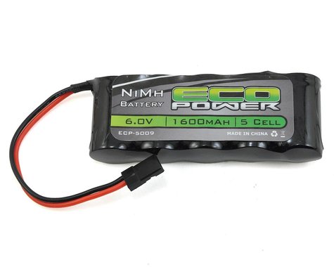 5-Cell NiMH Stick Receiver Battery Pack (6.0V/1600mAh)