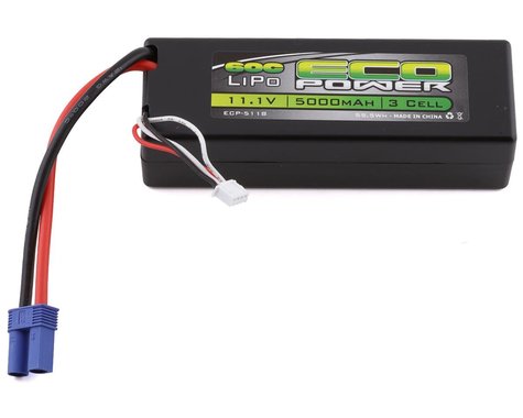 "Basher" 3S 60C Hard Case LiPo Battery w/EC5 (11.1V/5000mAh)