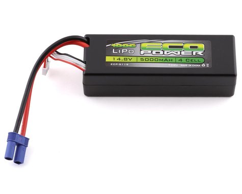 "Basher" 4S 100C Hard Case LiPo Battery w/EC5 (14.8V/5000mAh)