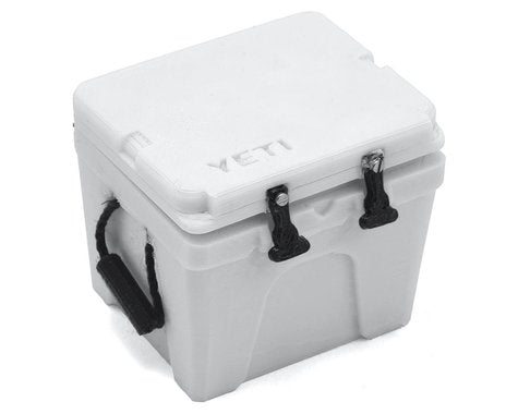 Yeti 35 Gal Cooler (White) (Miniature Scale Accessory)