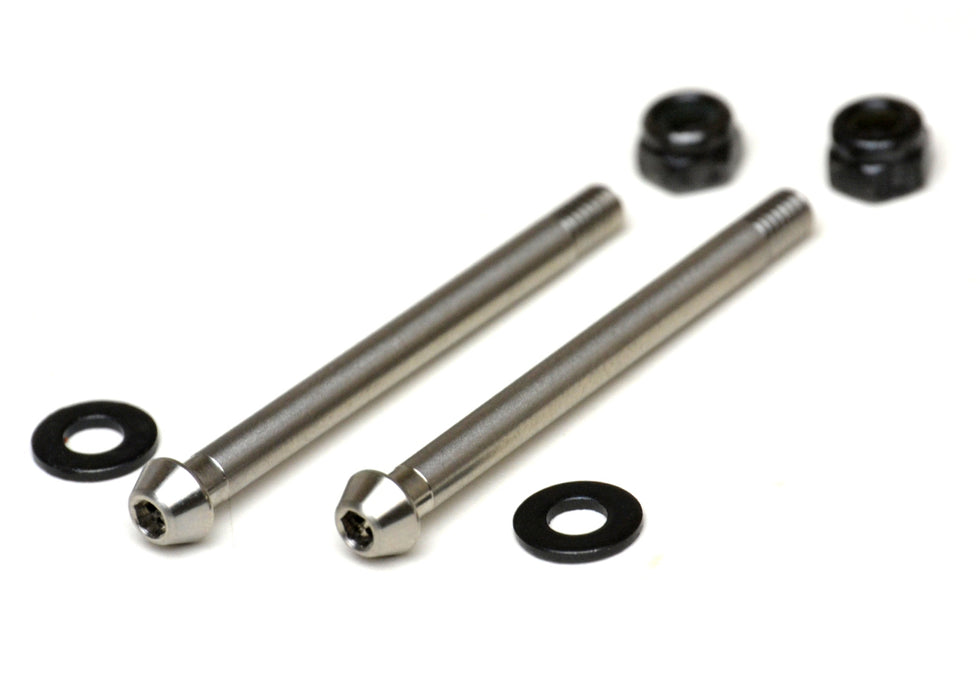 Exotek EXO1812 Titanium Locking Rear Hinge Pins, for EB410 (2pcs)