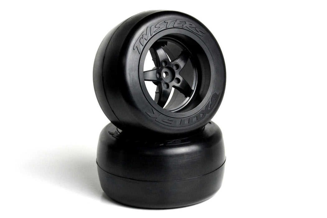 Exotek Twister Pro Drag Belted Rear Tires & Wheel Set w/Soft Foam (2) (Soft)