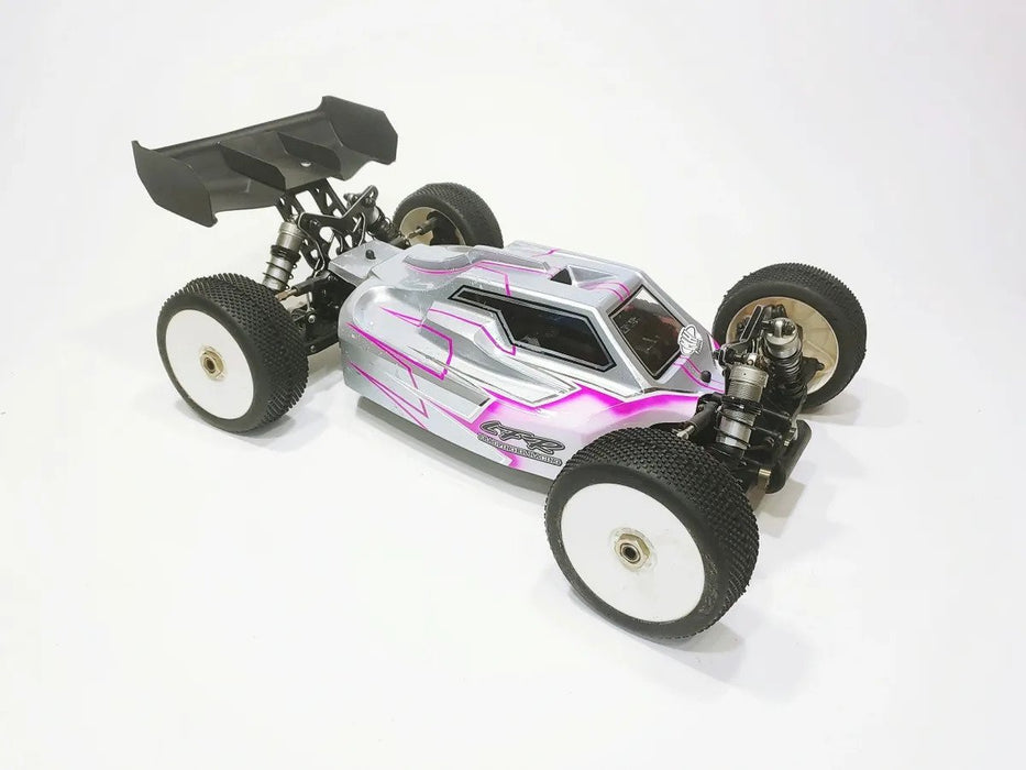 Leadfinger Racing LFRE4060 TLR 8IGHT-XE Elite A2.1 Tactic 1/8 Buggy Body 8Xe (Clear)