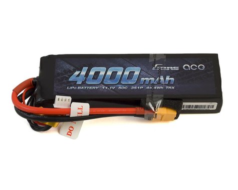 3S Soft 50C LiPo Battery Pack w/XT60 Connector (11.1V/4000mAh)