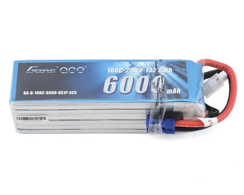 6S Soft Case 100C LiPo Battery (22.2V/6000mAh) w/EC5 Connector