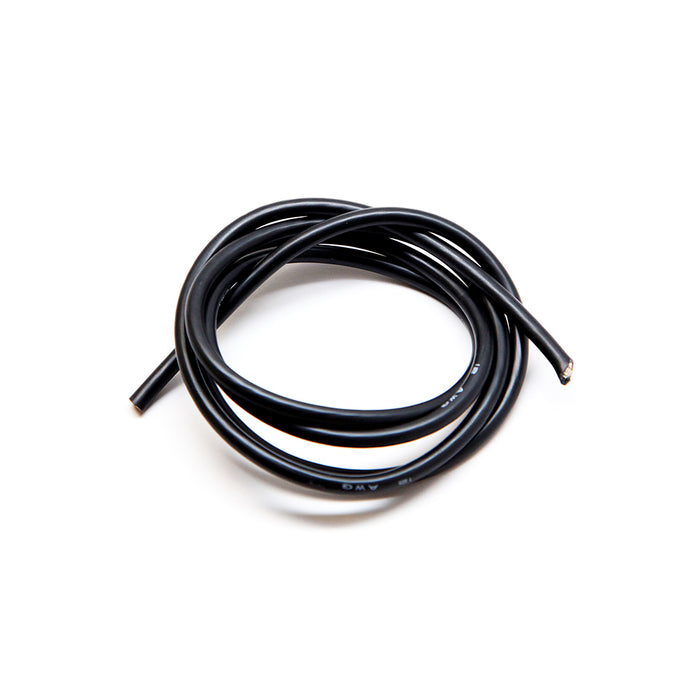 12AWG Black Flex Silicon Wire (3')