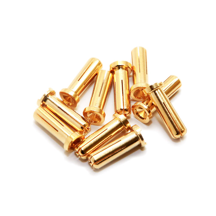 MAX CURRENT 5mm Gold Bullet Connectors (10 pcs)