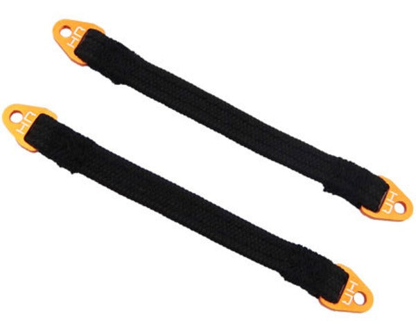 Hot Racing HRASLS100T0303 Susp Travel Limit Straps 100mm (2)