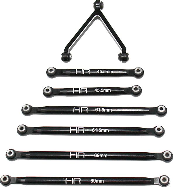 Hot Racing HRASXTF133A01 Alum Link Set 5.25 133.5mm Scx