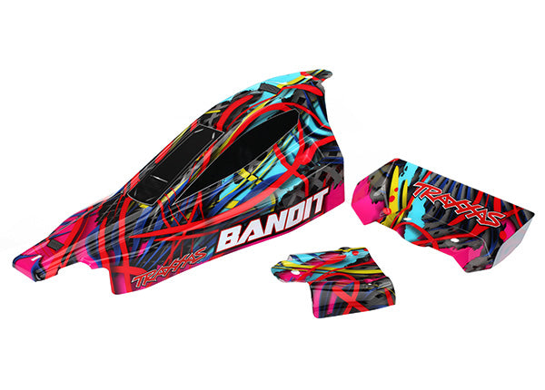 Traxxas TRA2449 Body, Bandit, Hawaiian graphics (painted, decals a