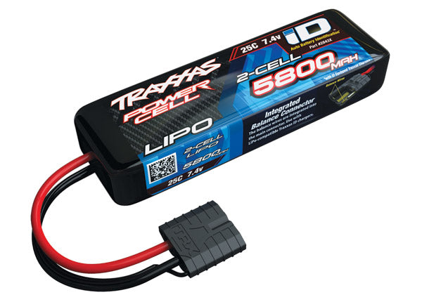 Traxxas TRA2843X 5800mAh 7.4v 2-Cell 25C LiPo Battery