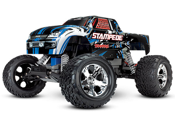 Traxxas TRA36054-1-BLUEX Stampede®: 1/10 Scale Monster Truck with TQ 2.4GHz