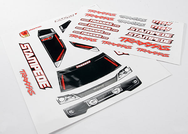Traxxas TRA3616 Decal sheets, Stampede®
