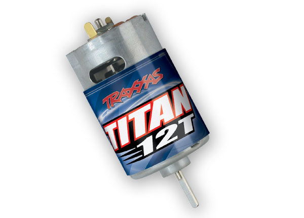Traxxas TRA3785 Motor, Titan® 12T 12-Turn, 550 size Brushed and TRA2416 16T Pinion Gear