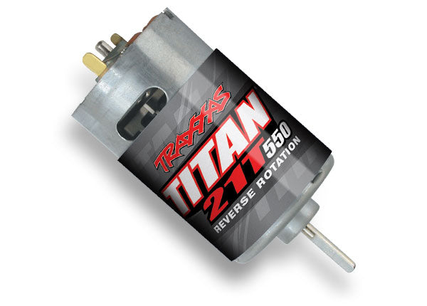 Traxxas TRA3975R Motor, Titan® 550, reverse rotation (21-turns/ 14