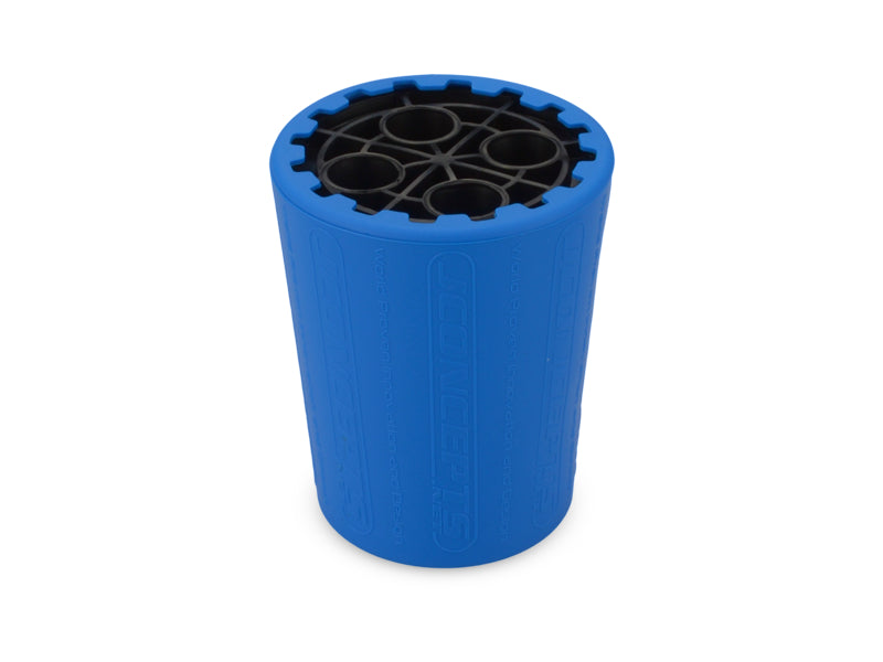 Exo Shock Stand and Container, Black Stand/Blue Container