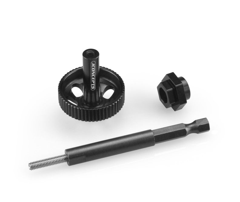 Jconcepts JCO28712 Tire Break-In Drill Adaptor Kit: Black