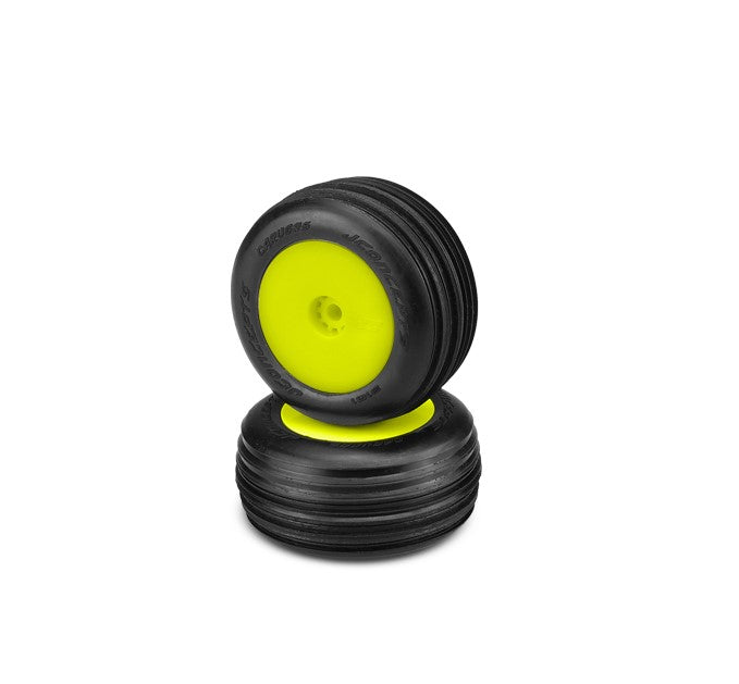 Jconcepts JCO31012291 Carvers Tire, Green Compound Premounted, Yellow(2)