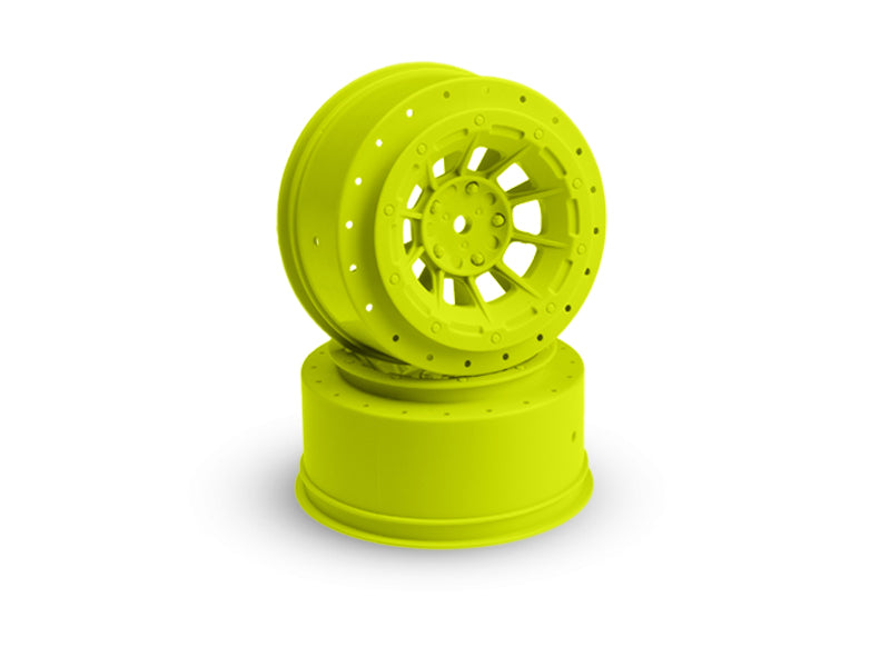 Jconcepts JCO3352Y Hazard Wheel, Yellow:Losi SCTE,SCTN,22SCT