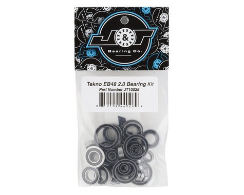 FastEddy Bearings Replacement Kit For Tekno RC EB48.3 | Full Sealed Bearing Set (5x8x2.5, 5x11x4, 5x13x4, 6x10x3, 8x16x5, 13x19x4)