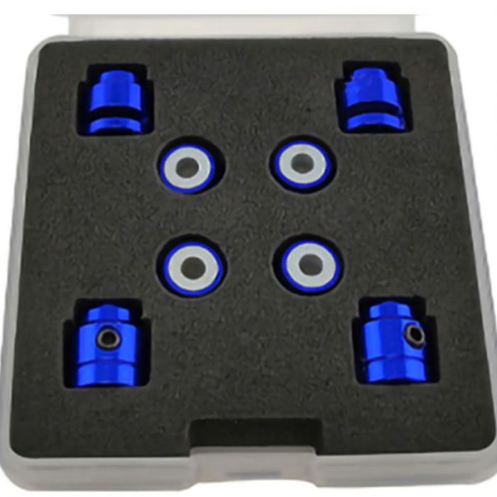 Powerhobby PHBPH2001BLUE Crosshair Magnetic Body Mount / Mounting Kit 1/10 On Road Car Blue