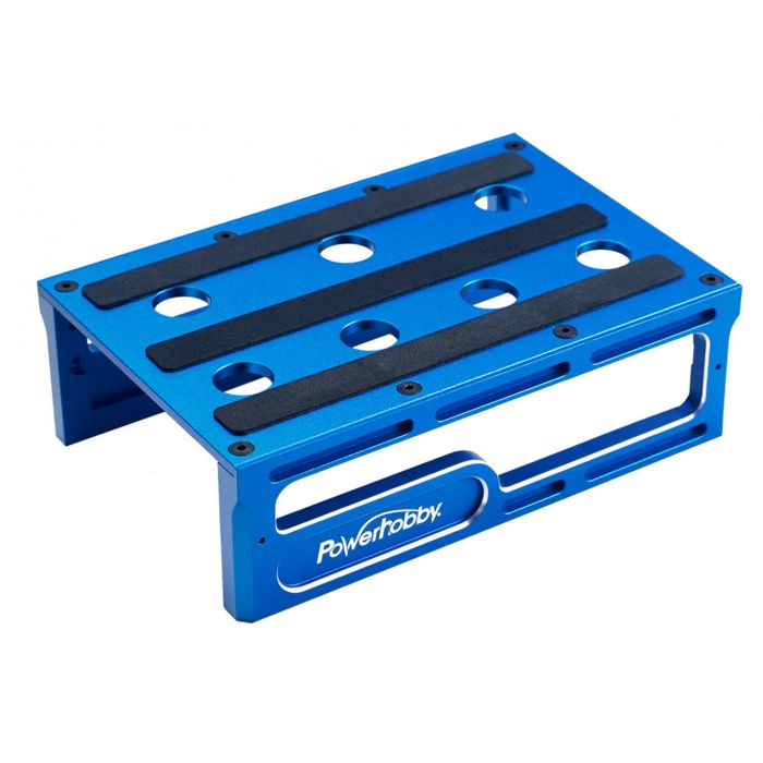 Powerhobby PHBPHT037BLUE Metal Car Stand Blue Fits 1/10 & 1/8 Vehicles