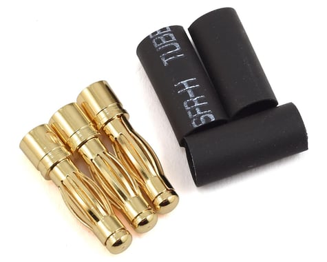 ProTek RC PTK5049 4mm Serrated Male Bullet Connector (3 Male)