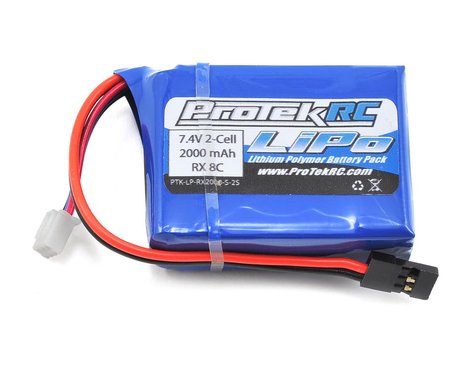 Protek PTK5171 ProTek RC LiPo Losi 8IGHT Receiver Battery Pack (7.4V/2000mAh) (w/Balancer Plug)