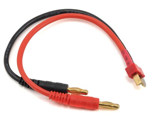 Heavy Duty T-Style Ultra Plug Charge Lead (Male to 4mm Banana)