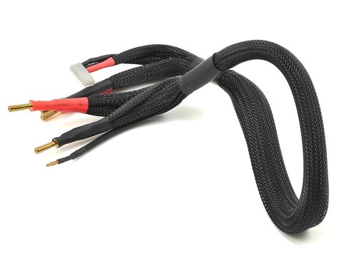 2S High Current Charge/Balance Adapter (4mm to 4mm Solid Bullets) (10awg Wire) (24")
