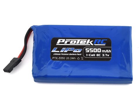 Protek PTK5550 ProTek RC 1S High Capacity Sanwa M17 LiPo Transmitter Battery 1S 3.7V 5500mAh