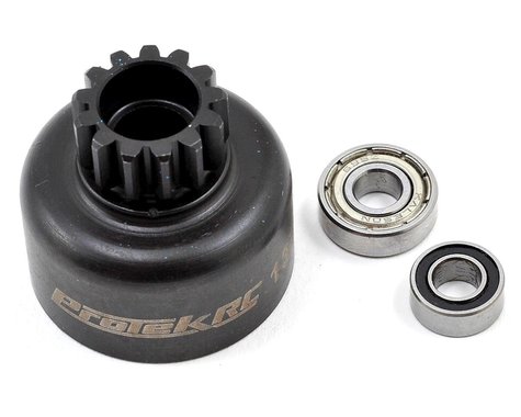 Protek RC PTK7060 Hardened Clutch Bell w/Bearings 13T Losi 8IGHT Tekno Style