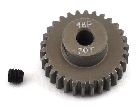 48P Lightweight Hard Anodized Aluminum Pinion Gear 3.17mm Bore 30T