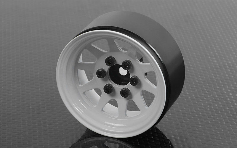 RC4WD OEM Stamped Steel 1.9 Beadlock Wheels (White)