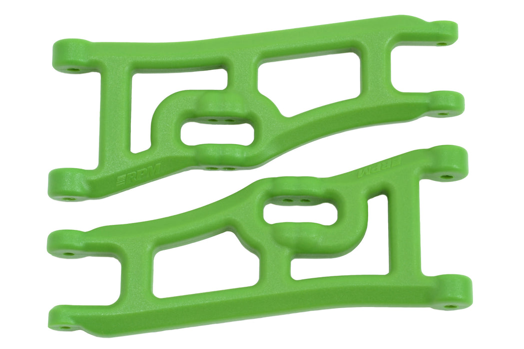 Wide Front A-arms, Green; Traxxas Rustler Stampede