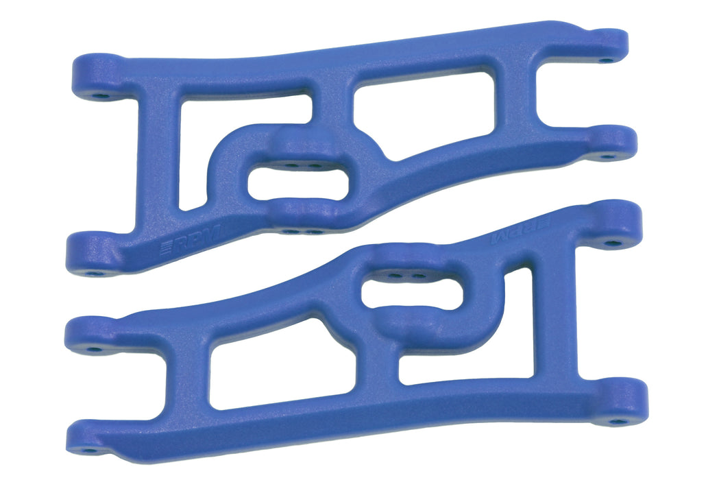 Wide Front A-arms, Blue; Traxxas Rustler Stampede