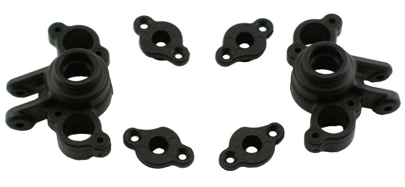 Axle Carriers, Black: 1/16 EVR/SLH