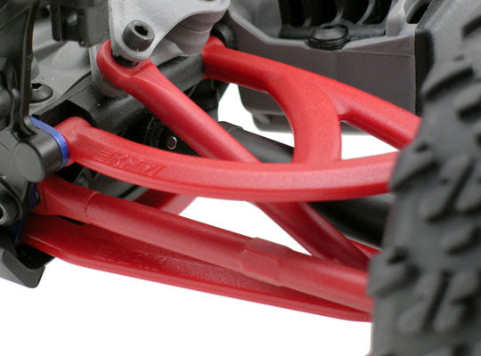 Rear Upper/Lower A-Arms, Red: 1/16 ERV