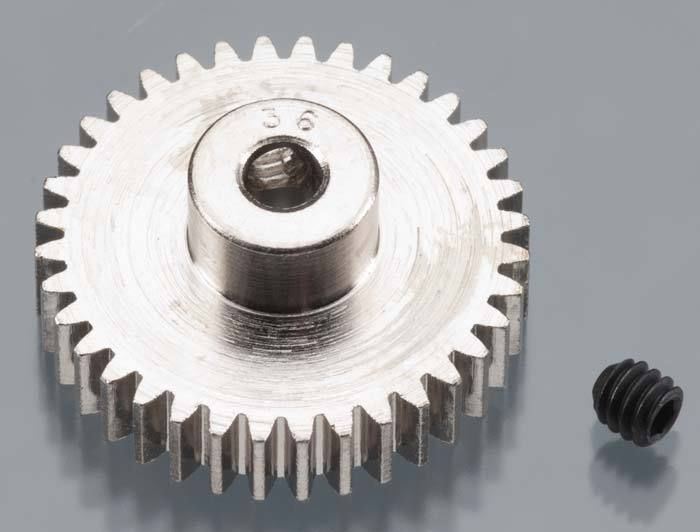 Nickel-Plated 48-Pitch Pinion Gear, 36T