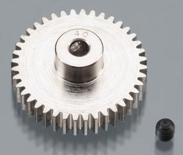 Nickel-Plated 48-Pitch Pinion Gear, 40T