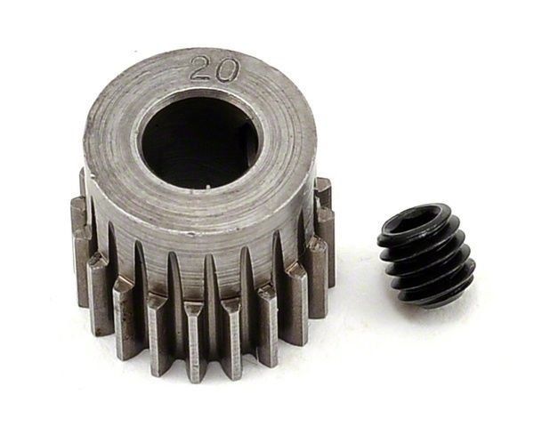 Hard Steel Motor Pinion, 5mm bore / 48P / 20T