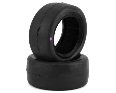 Raw Speed RC RWS100201GB "Slick" 2.2" 1/10 Front 4WD Buggy Tires (2) (Gumball (Pink))